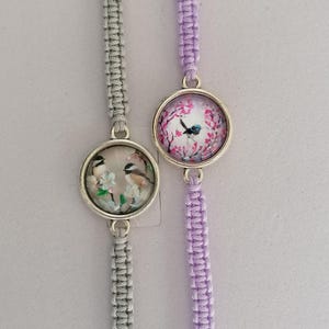 34 Colours, Bird Bracelet, Friendship Bracelet, Bird Jewellery, Lovebird bracelet Gift for Her (B-14)