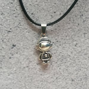 Astronaut Necklace, Spaceman Pendant, To the Moon Necklace, Science Fiction, Best Friend Gift