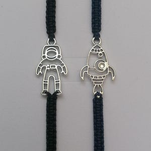 34 Colours, Rocket Bracelet, Astronaut Bracelet, Spaceman Bracelet, To the Moon Bracelet, Science Fiction, Best Friend Bracelet