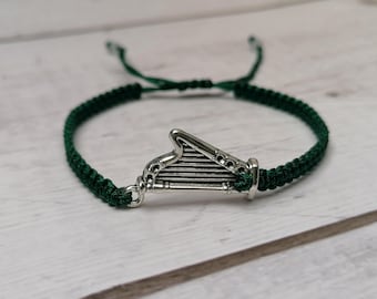 35 Farben, Musiker Geschenk, Musik Liebhaber Geschenk, Harfe Armband, Harfe Spieler Geschenk, Musik Armband, Musik Lehrer Geschenk