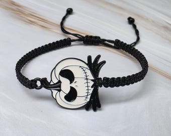 35 Colours, Gothic Pumpkin Bracelet, Gift Pumpkin bracelet, Gift Wish Bracelet, Pumpkin Jewellery, Best Gift For Her - Him