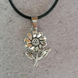 Sunflower Necklace, Sunflower Wish Necklace,  Gift For Friend, Sun Flower Necklace