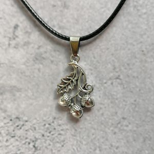 Acorn Oak Leaf Necklace, Acorn Wish Necklace, Aspiration And Wisdom, Nature Gifts