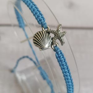 35 kleuren, armband zeester schelp, armband schelpen, vriendschapsarmband schelp, cadeau zeester.