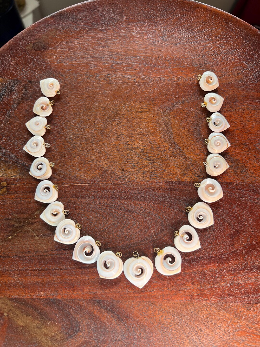 Novelity Shell Mid 20th Century Novelty Spiral Shell Heart Charm Lot - Etsy