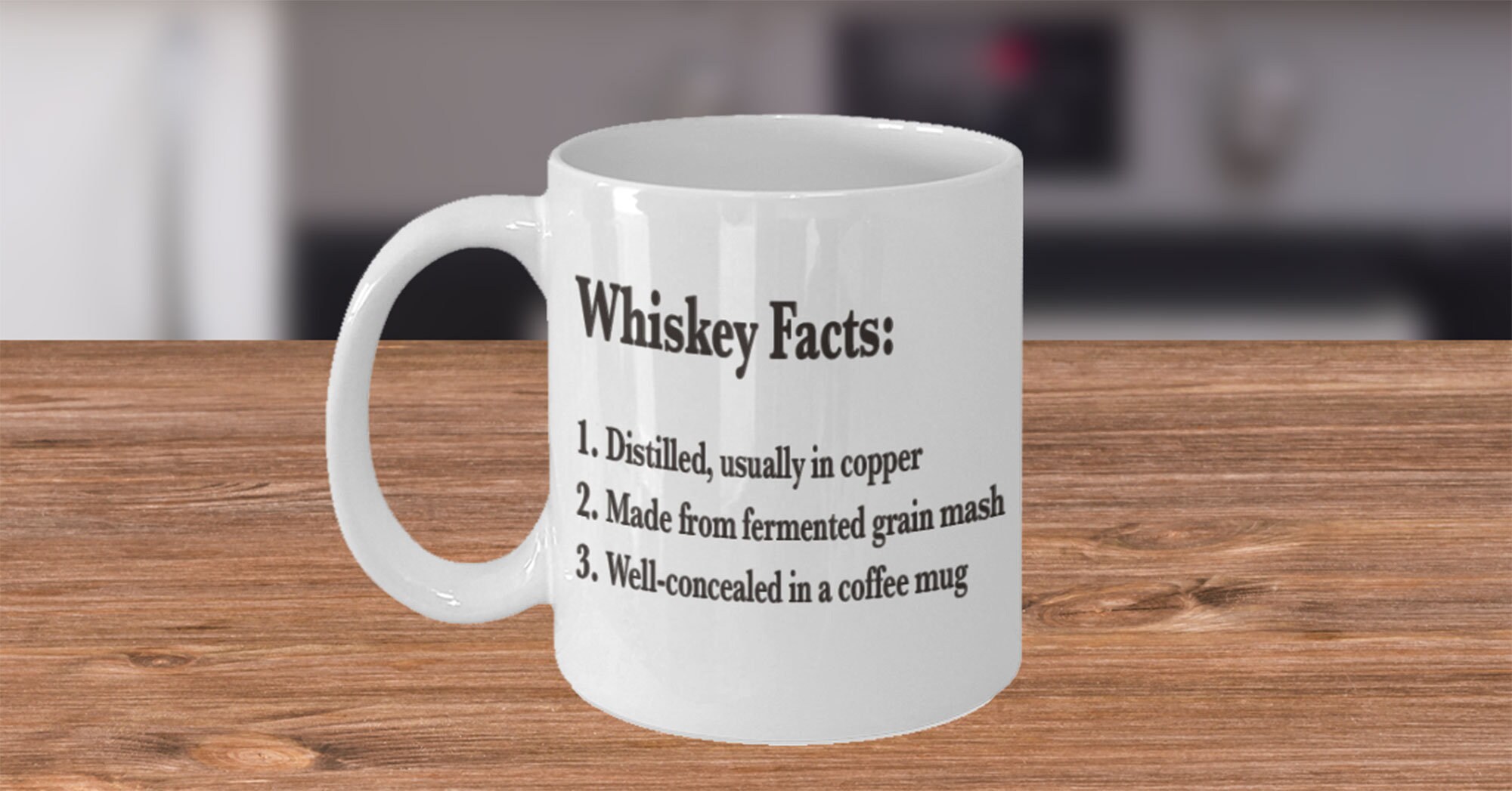 Funny Drinking Mug Whiskey Facts Etsy UK