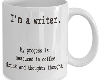 Creative Writer Mug - Progress Measured