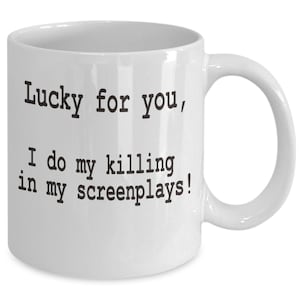 Manusförfattarmugg - Killing In Screenplays