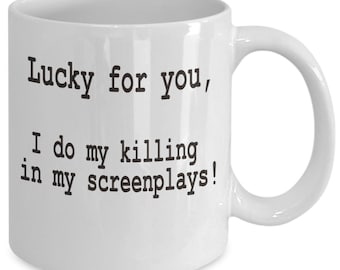Screenwriter Mug - Killing In Screenplays