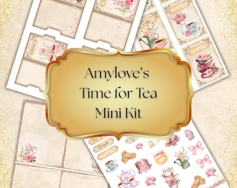 Amylove's Time for Tea Mini Journal Kit