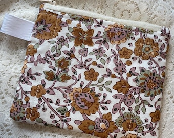 Kleine gesteppte Reißverschlussbeutel-Mappe