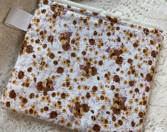 Kleine gesteppte Reißverschlussbeutel-Mappe