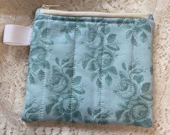 Kleine gesteppte Reißverschlussbeutel-Mappe