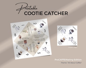 Adult Cootie Catcher Printable