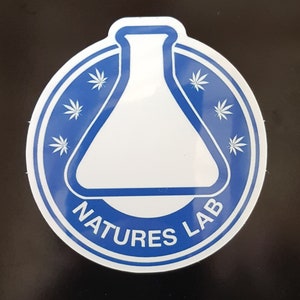 Natures Lab - Autocollant vinyle Cali Slap - Weed 420 710 Autocollants de cannabis marijuana