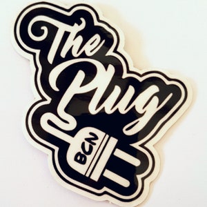 The Plug Bcn - Autocollant de vinyle Cali Slap Weed et Marijuana cannabis Stickers 420