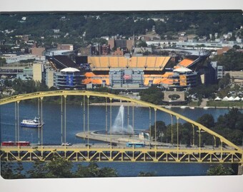 Mini Canvas Photo Pittsburgh Heinz Field Point on Easel