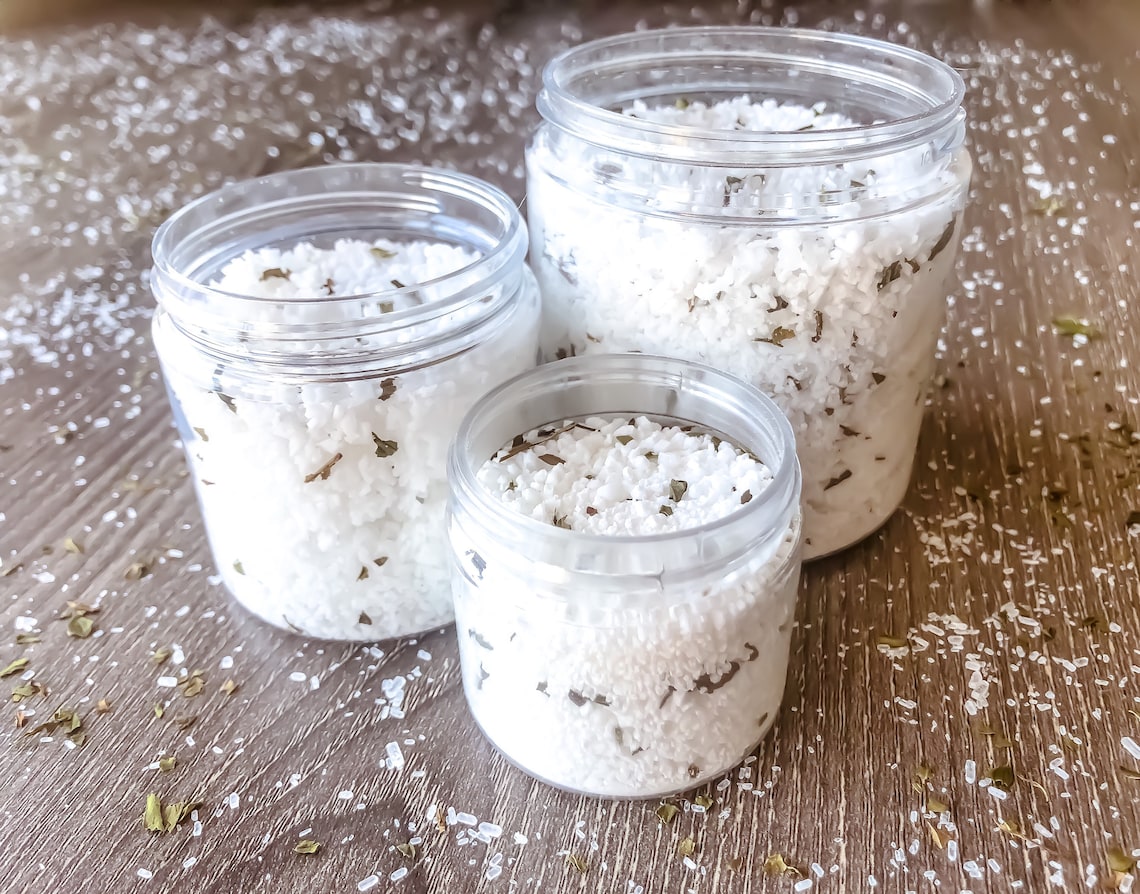 Eucalyptus Peppermint Bath Salts 100 Natural Bath Salts Etsy UK