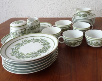 Vintage Melitta Kaffee Service für 6, Frühstück Set, Kaffeegeschirr, Deutschland 60er/70er Jahre