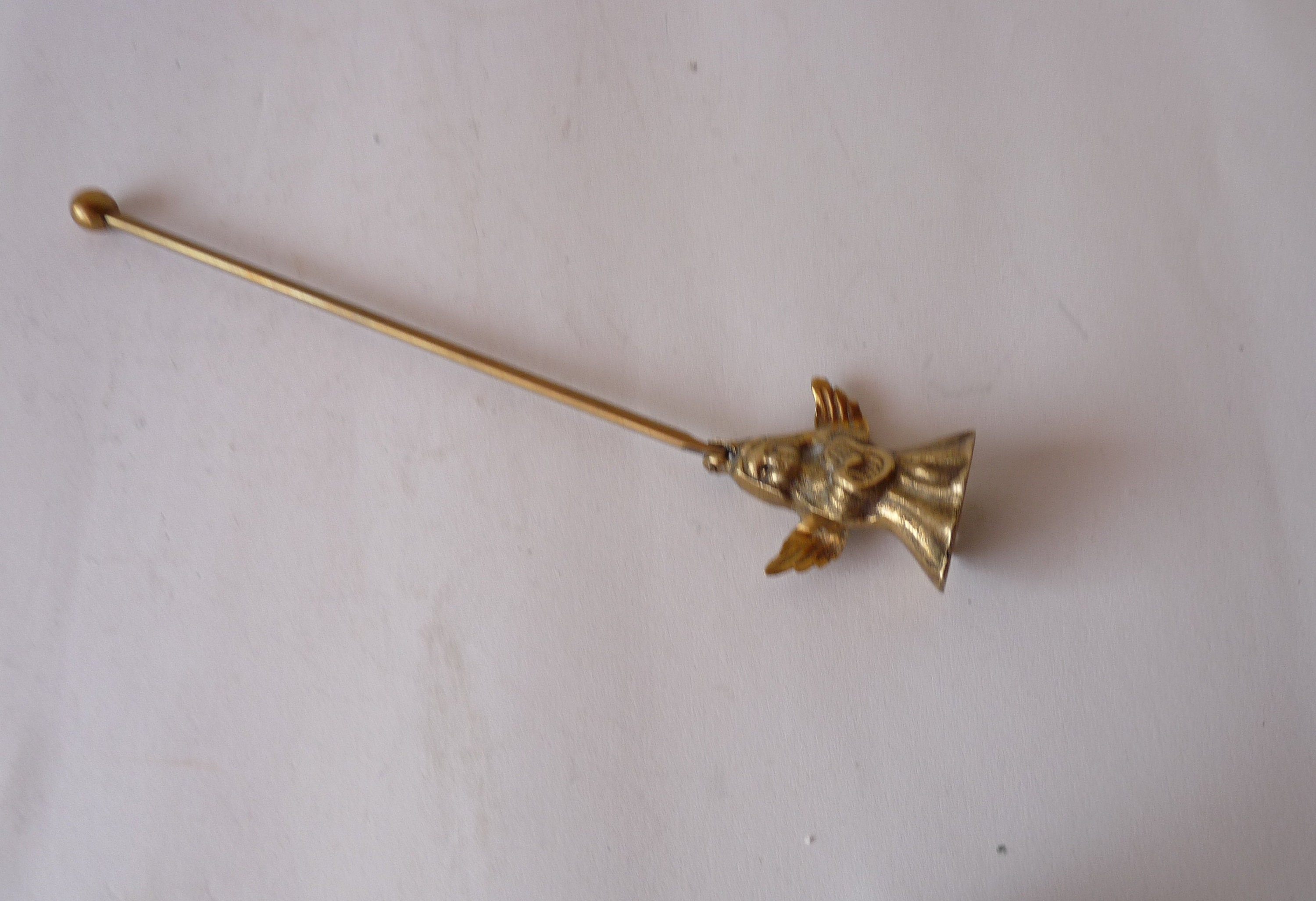 Brass Vintage Angel Candle Snuffer Mid Century 60s Candle Etsy