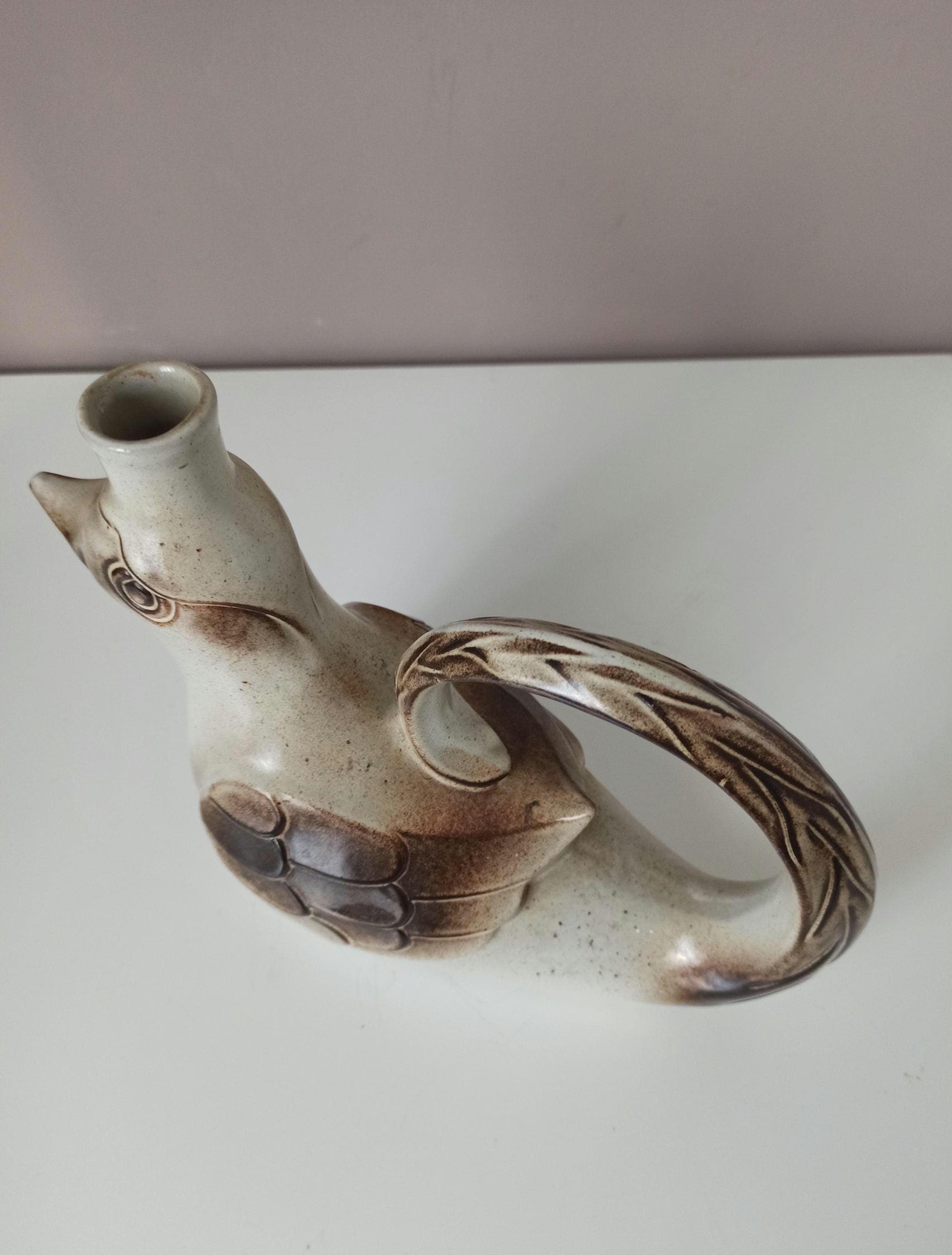 アンティーク　陶器　鳥の水差し　骨董 アンティーク 陶器 鳥の水差し 骨董