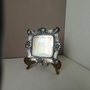 Art Nouveau Style Silver Plated Tray, Trinket Tray, Trinket Dish