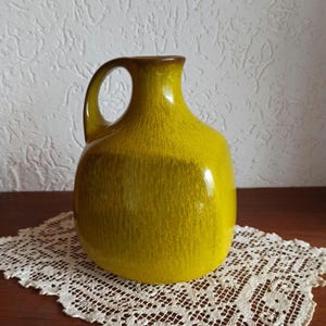 Rare Graflich Ortenburg  West Germany Vase /Jug, West German Pottery, Mid Century Modern Vase,  Ceramic Vase
