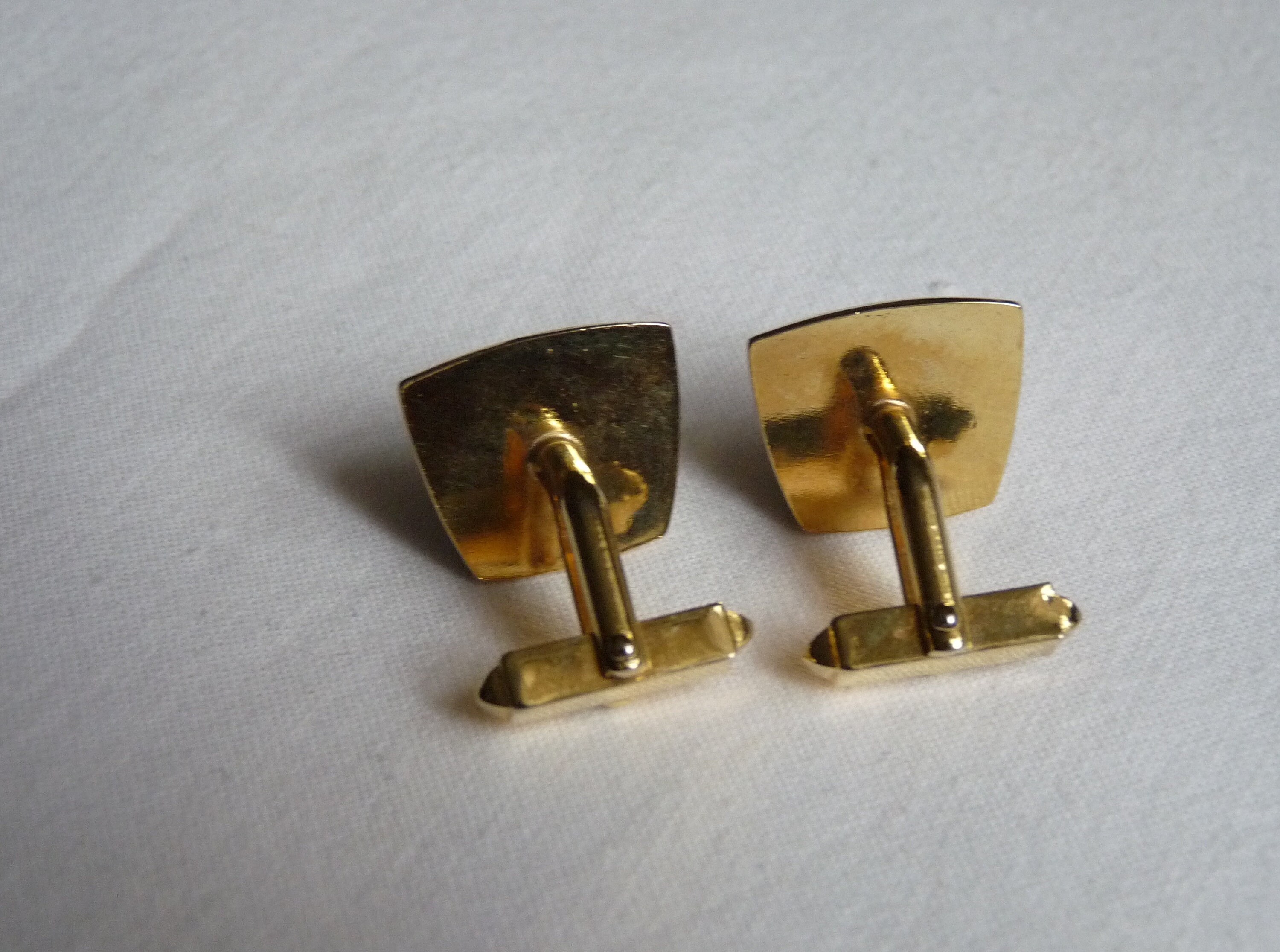 Boutons De Manchettes Vintage En Nacre Début 1900 - Jolie Paire D'occasion