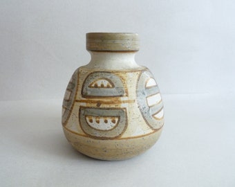 Vintage Small Soholm Stentoj Denmark Ceramic Vase, Poul Brandborg, Noomi Backhausen for Soholm Erika Stentoj, 1970s Denmark