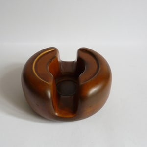 Modern German Ceramic Candle Holder 70s, Mid Century Modernist Design Art Pottery