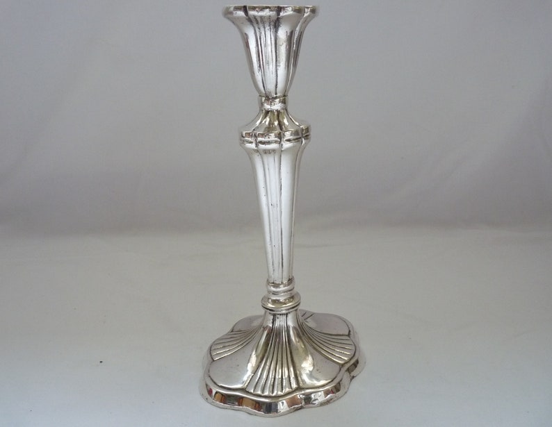 Vintage Silver Plated Candlestick Holder Classic Style Candle Holder Tall Candle Holder