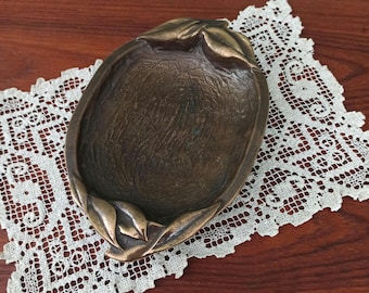 Horst Dalbeck Vintage Ornate Solid Bronze Plate