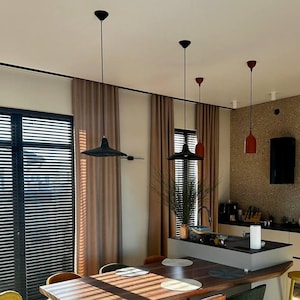 Pendant yellow unique lighting