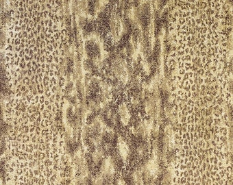 Snake Print Cotton Fabric: Portfolio Textiles Teflon Finish
