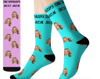 Custom Socks, Mother's Day gift, Personalized gift for mom, world's best mom, mothers day gift, birthday gift for mom, gift for mum,