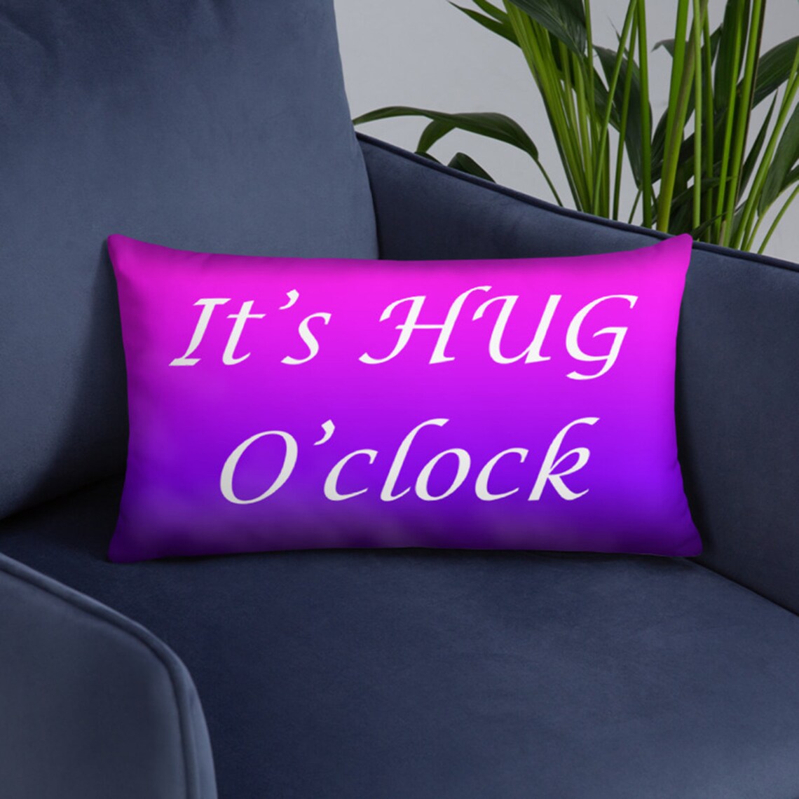 Decorative pillow Pillow with saying It's hug Etsy