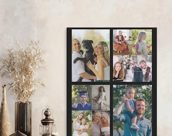 Quadri personalizzati da parete, collage su tela da appendere