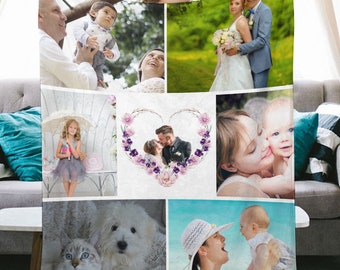 Custom Photo Blanket: Personalized Family Keepsake Gift