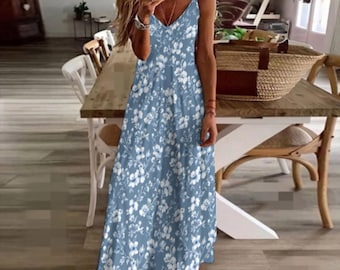 sachin and babi light blue dress 10 Best Boho Dresses for Women Over 50