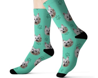 Custom socks, Photo socks, Personalized dog photo socks, Printed socks, Colorful socks,Custom Gift socks, Funky socks, Free shipping socks,