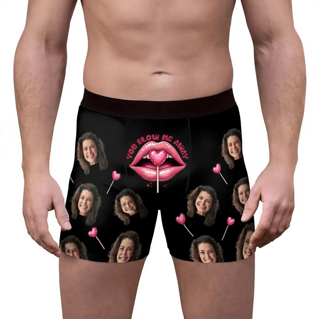 Custom Briefs Personalized Boxer Briefs, Custom Face Underwear, Valentine's Gift - Etsy