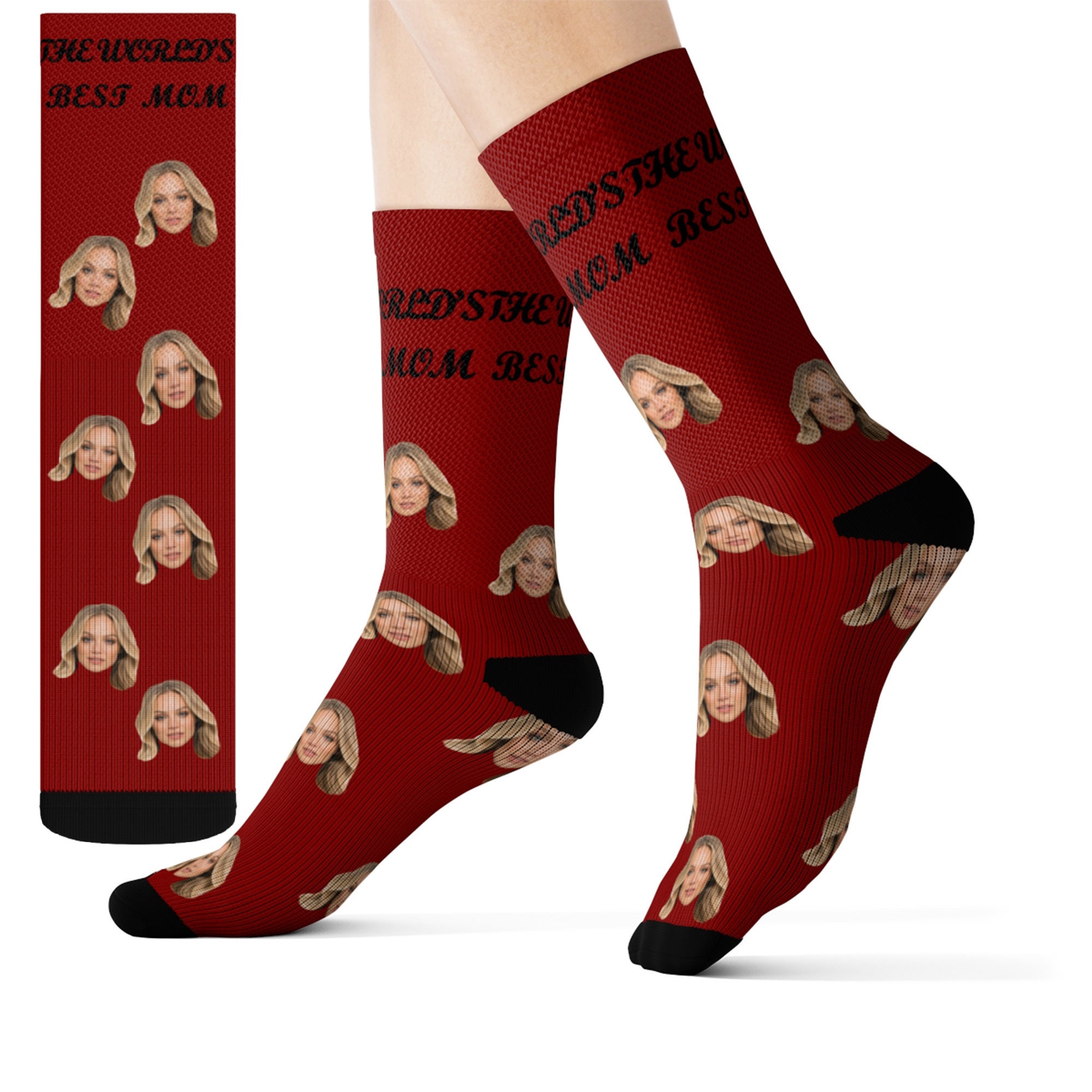 Custom Socks Photo socks Mother's Day gift world's Etsy
