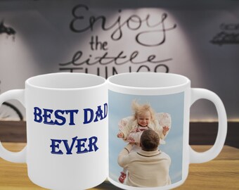 Tasse personnalisée pour la fête des pères, Meilleure tasse de papa de tous les temps, Cadeau pour le meilleur papa, décoration intérieure, cadeau pour la fête des pères, cadeau personnalisé pour la fête des pères, tasse à café