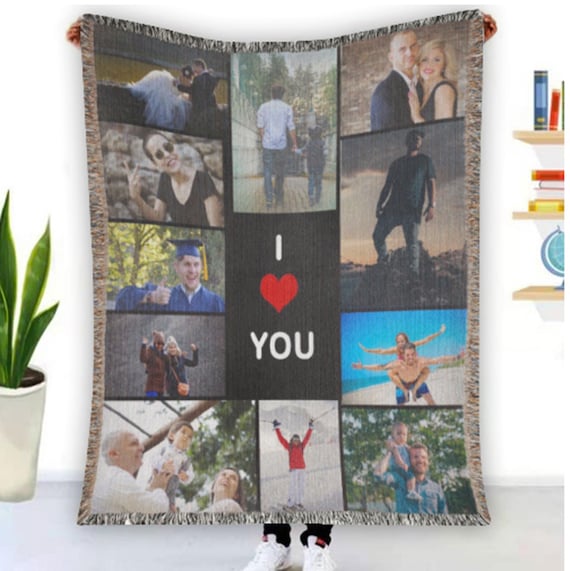 Collage woven blanket new arrivals