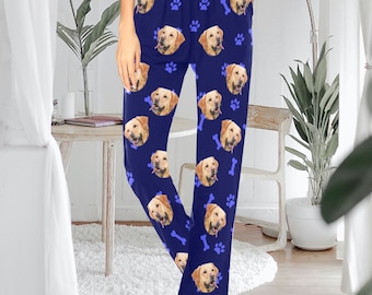 Custom Photo Pajama Pants: Personalized Men's PJs, Pet Face Sleepwear