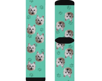 Custom dog socks, Custom photo socks, Custom face socks, Your dog on socks, Mothers day, Dog lover gift, Personalized gift