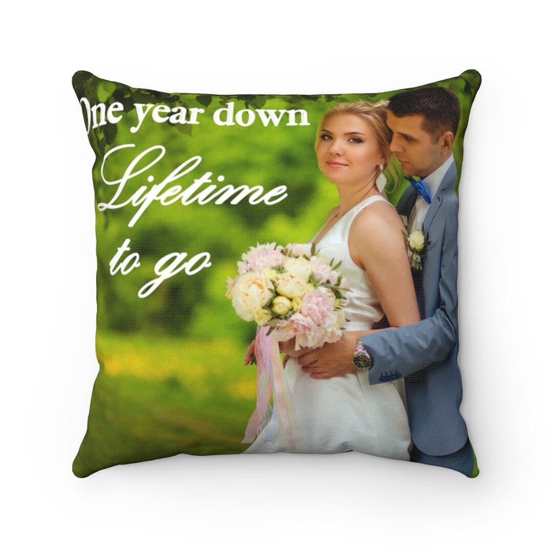 Custom Pillow With Picture, Personalized Pillow With Photo, Anniversary ...