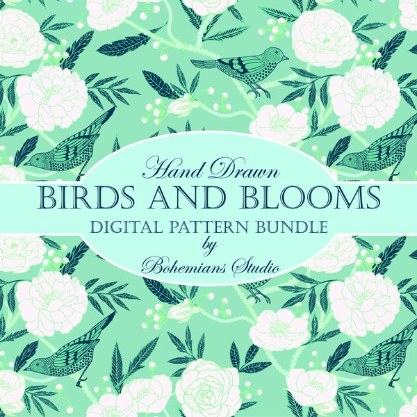 Birds and Blooms Etsy