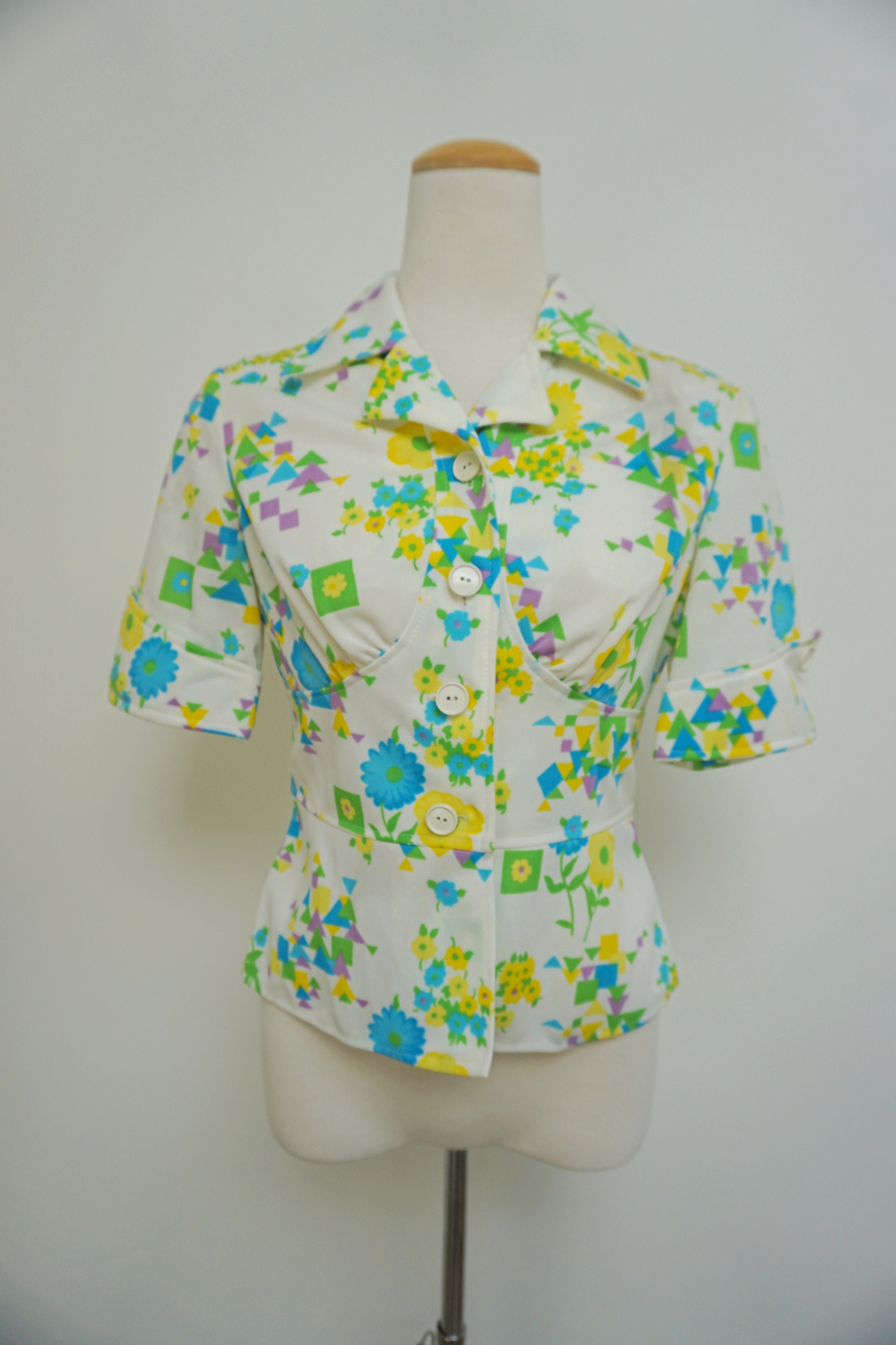 Diolen 70s Vintage Oxford Buttoned Down Shirt for Men, in
