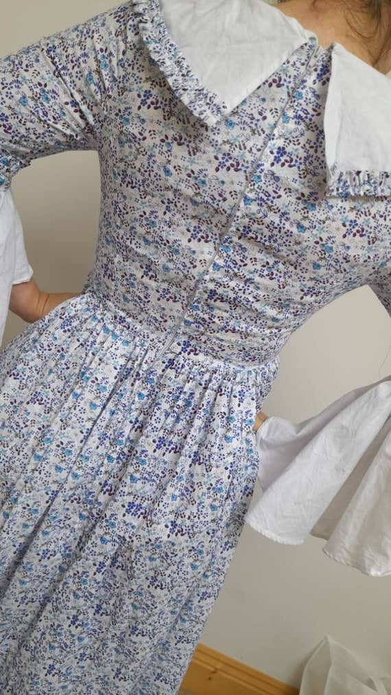 Holy Grail Rare Iconic 1970s Dove Clothing Company Cotton Prairie Dress
